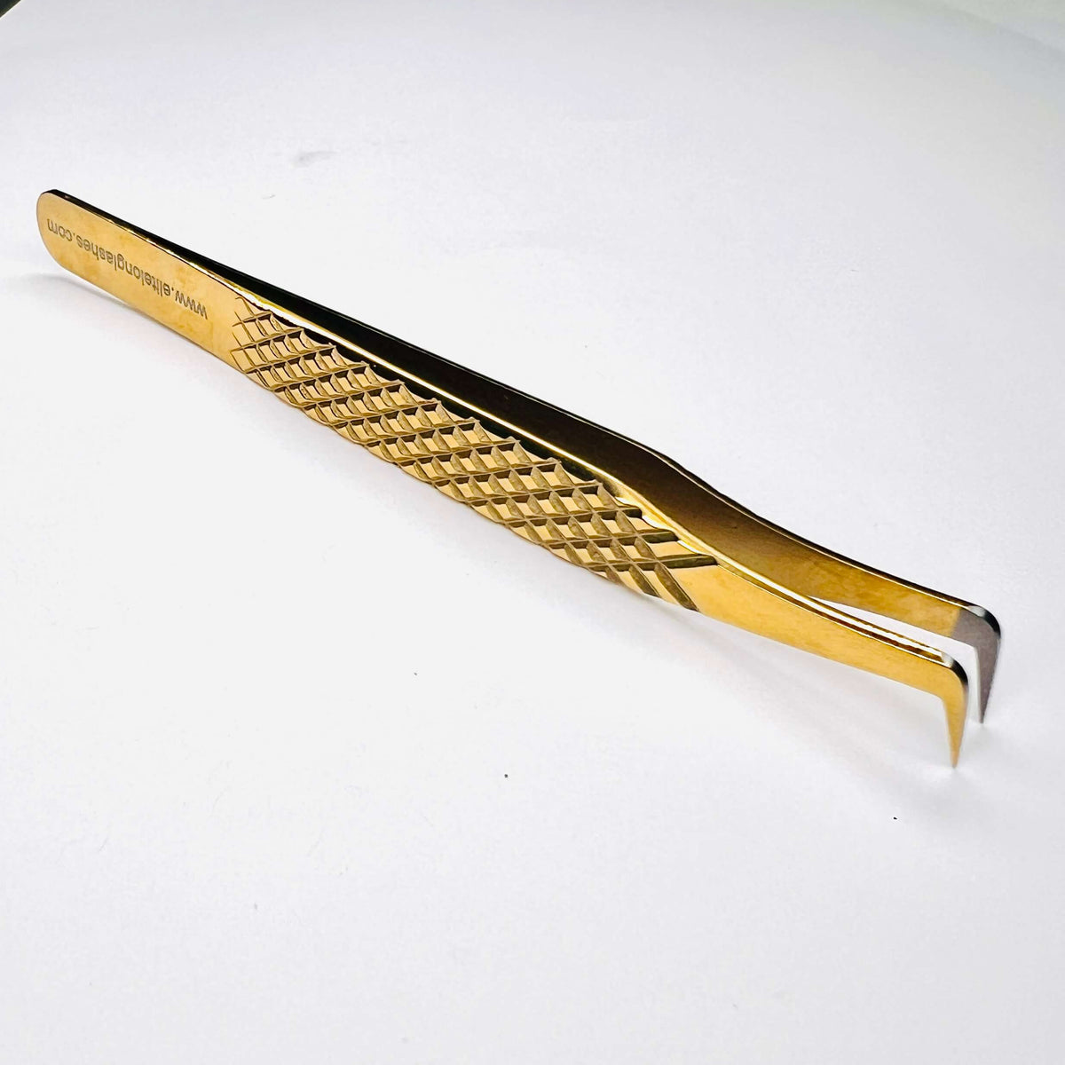 80° Diamond Grip L-shape tweezer – side profile view