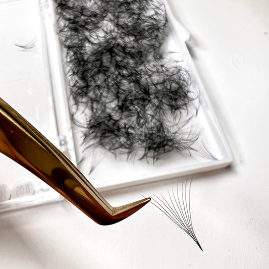 Promade Volume 1000 Loose Fans/Box D Curl 0.05 & 0.07