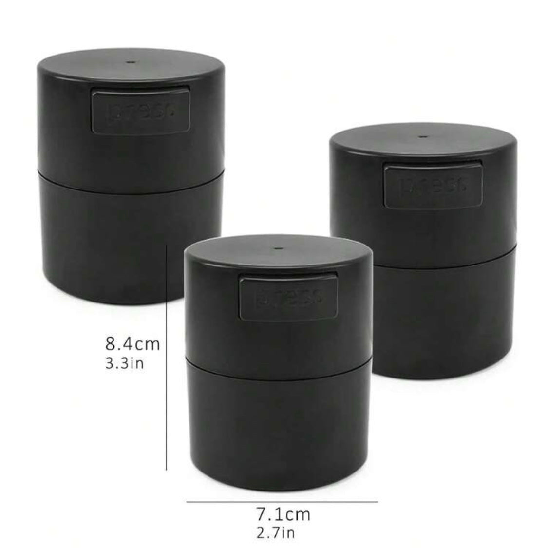 Eyelash glue sealed jar organizer – alternate angle