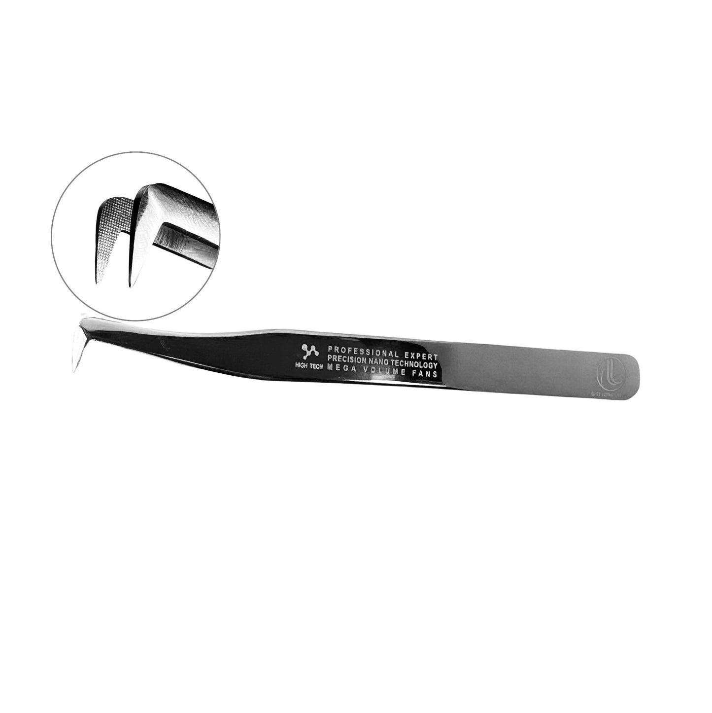 Volume Lock Pro Nano Tips 90° Wide Mega Volume Tweezer - L Shape