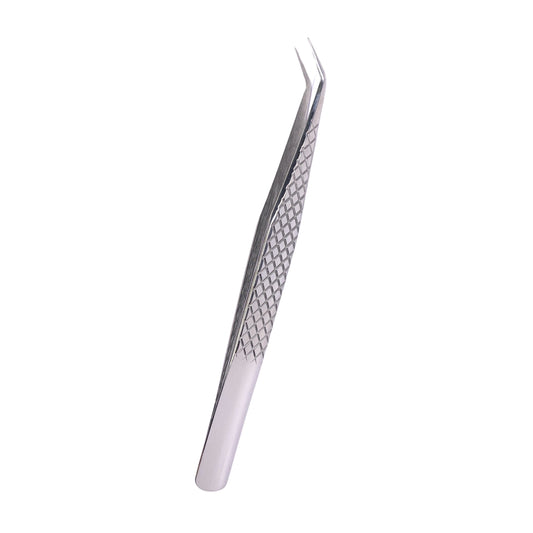 Polish Diamond Silver Classic Tweezer - L Shape