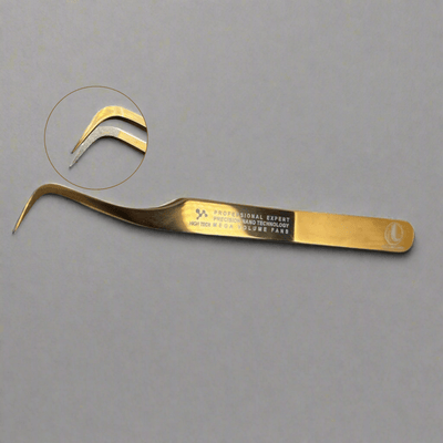 Lash Grip Max Nano Tips Mega Volume Tweezer - 75 Degree L Shape