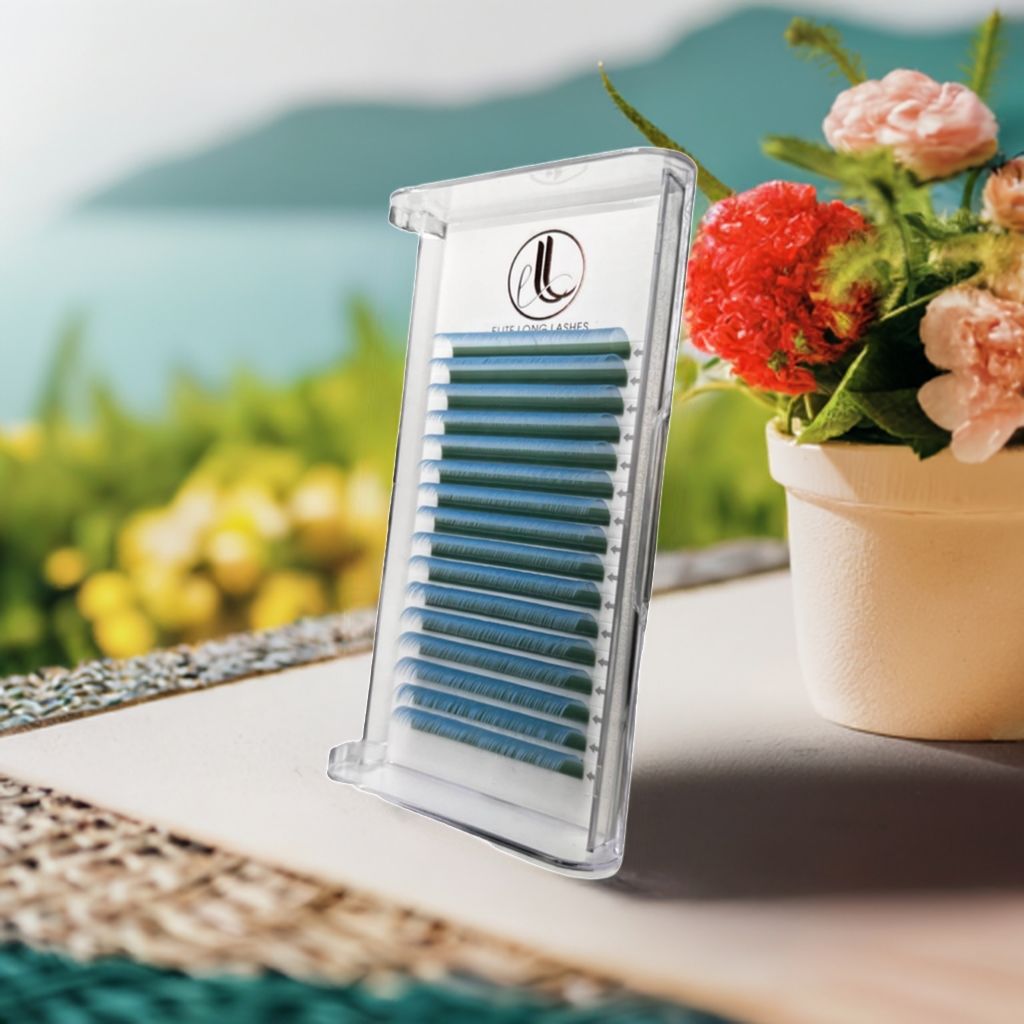 Baby Blue Cashmere Eyelash Extensions β 0.07mm Trays