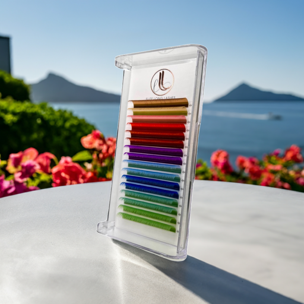 Rainbow Cashmere Eyelash Extensions 0.07- One size Trays