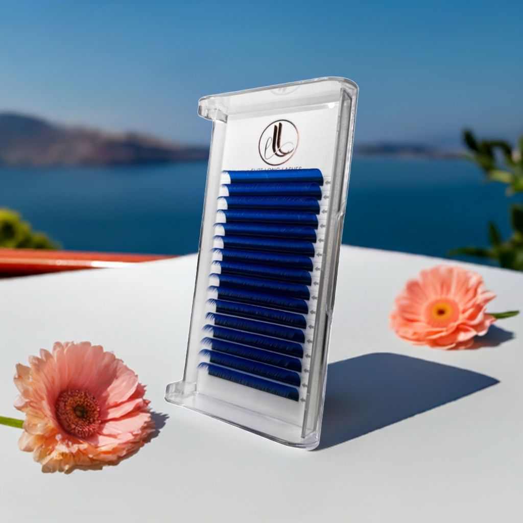 Royal Blue Cashmere Eyelash Extensions β 0.07mm Trays