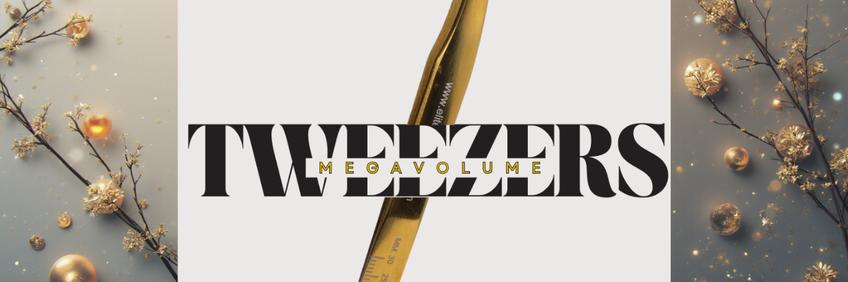 Mega Volume Tweezers for Eyelash Extensions