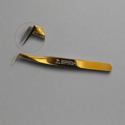 Grab Pro Nano Tips Mega Volume 75° Tweezer for Eyelash Extensions - L Shape