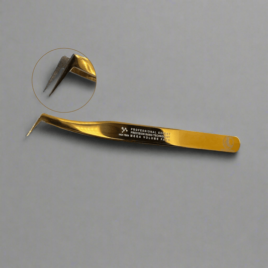 Grab_Pro_Nano_Tips_Mega_Volume_75_Tweezer_for_Eyelash_Extensions_-_L_Shape on Gray Background