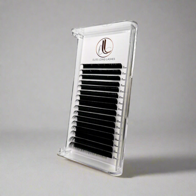 C Curl Cashmere Eyelash Extensions — Matte Black | Professional Volume Lash Tray