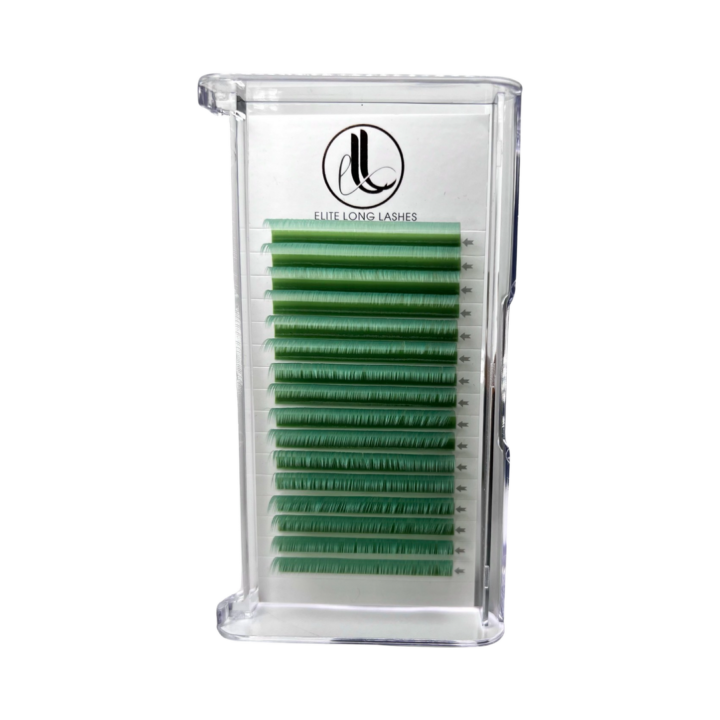 Matte Mink Jade Green Eyelash Extensions 0.07 Trays