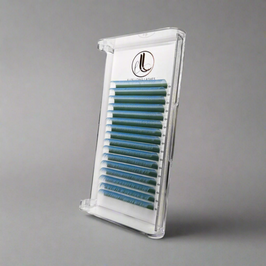Baby Blue Premium Faux Mink Eyelash Extensions – 0.07mm Trays