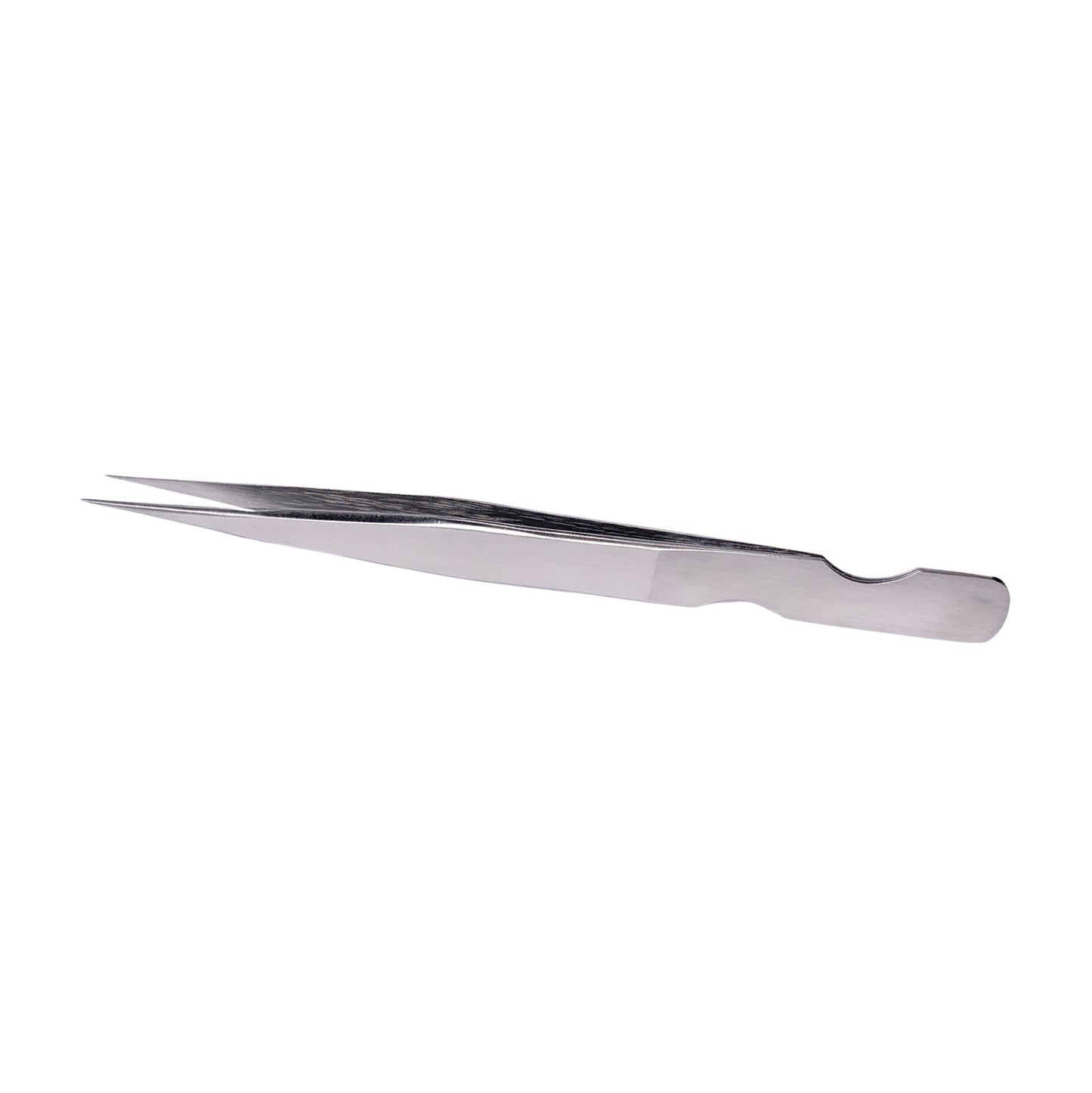 Assassin's Needle Silver Isolation Tweezer for Eyelash Extensions - I Shape