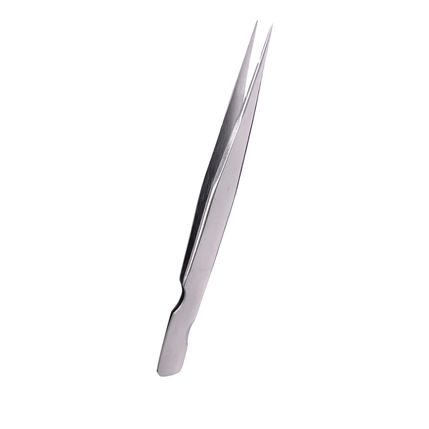 Assassin's Needle Silver Isolation Tweezer for Eyelash Extensions - I Shape