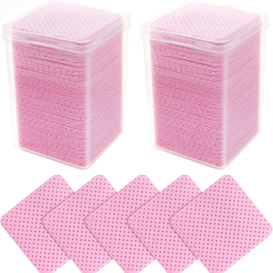 200 PCS Square Shape Eyelash Extension Glue Wipes.