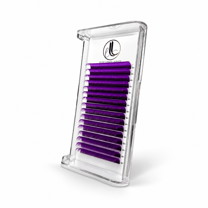 Purple Cashmere Lash Extensions 0.07 — C & D Curl