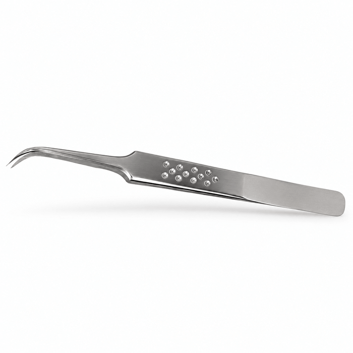 Feather Touch J-Shape Fiber Tip Classic Lash Tweezer