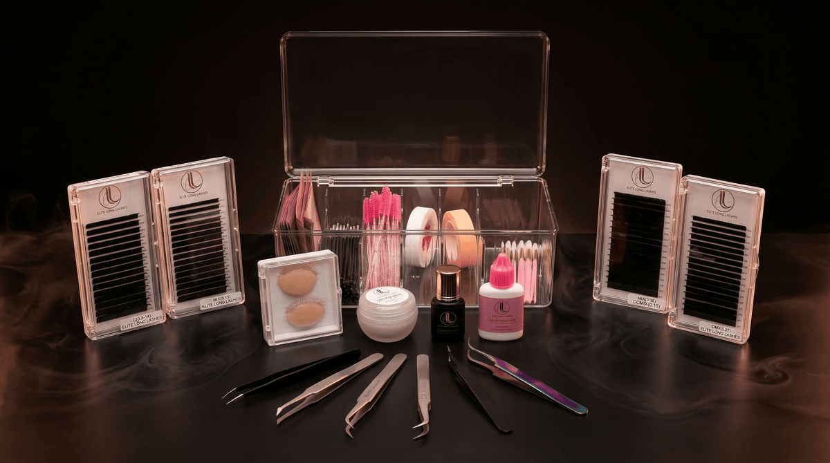 Elite Long Lashes professional lash kit supplies