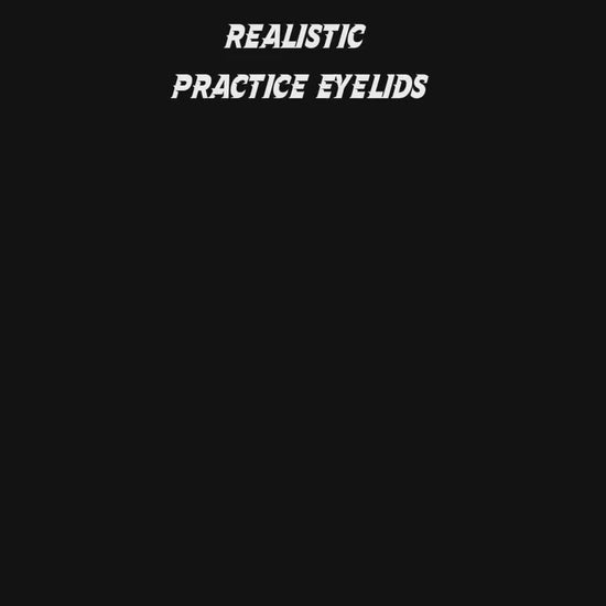 realistic practice eyelids